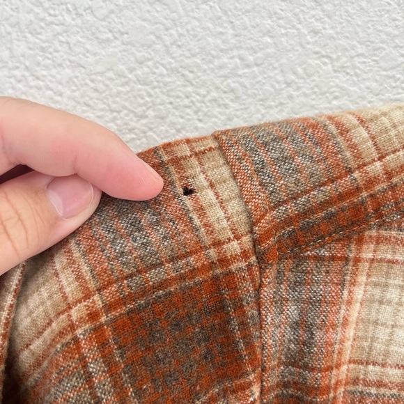 Vintage 1960s Pendleton Wool Plaid Board Shirt Casual Button Down Shirt Medium - Picture 11 of 11